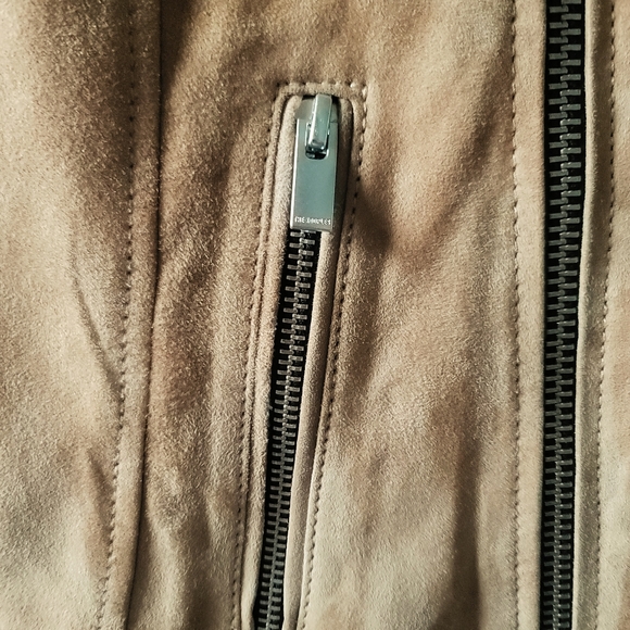 The Kooples Goat Leather Jacket in Camel size XS - Picture 5 of 6